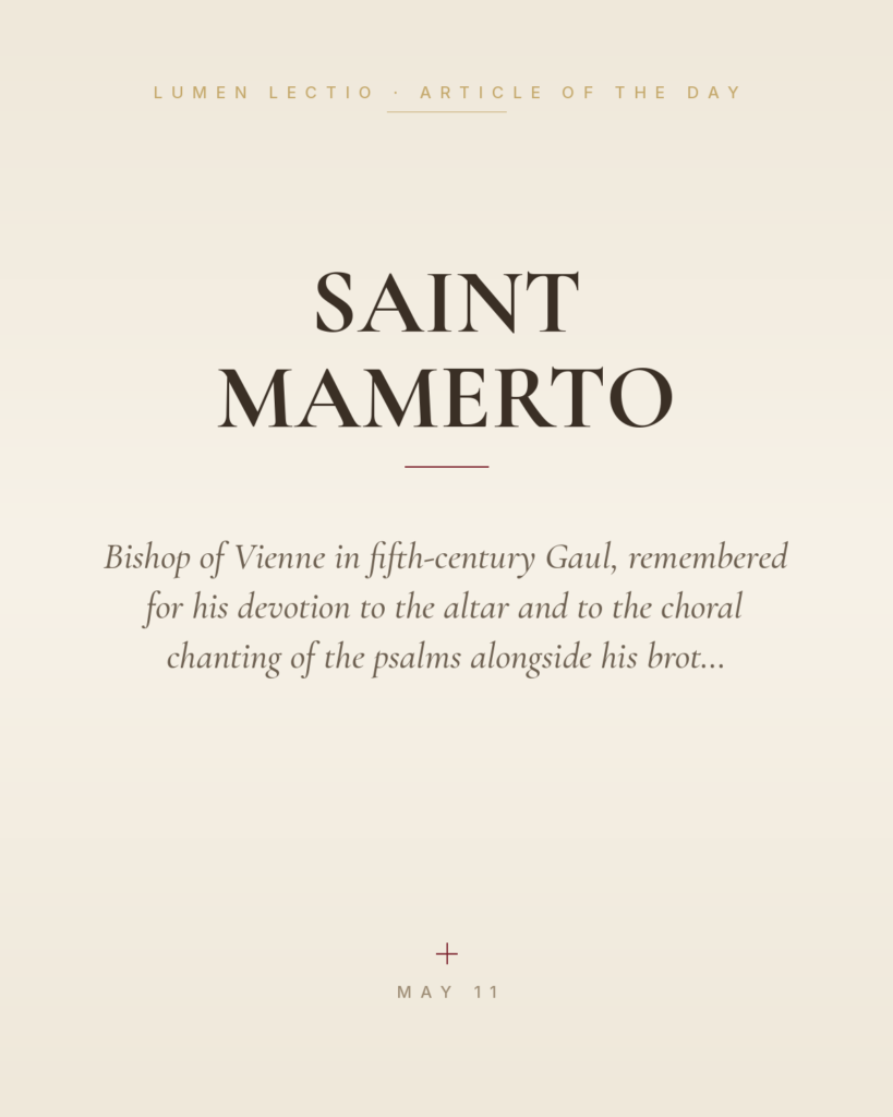 Saint Mamerto