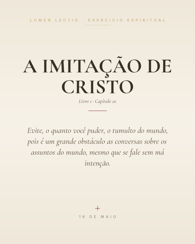 É preciso evitar as conversas inúteis