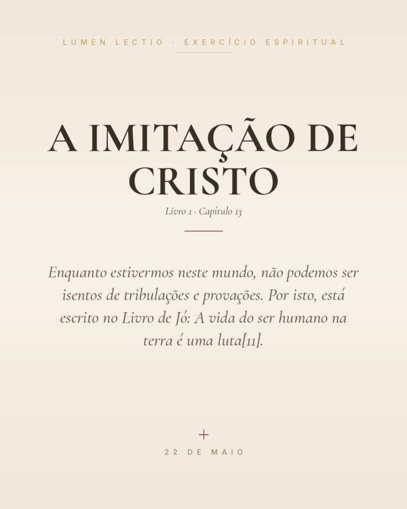 A resistência às provações