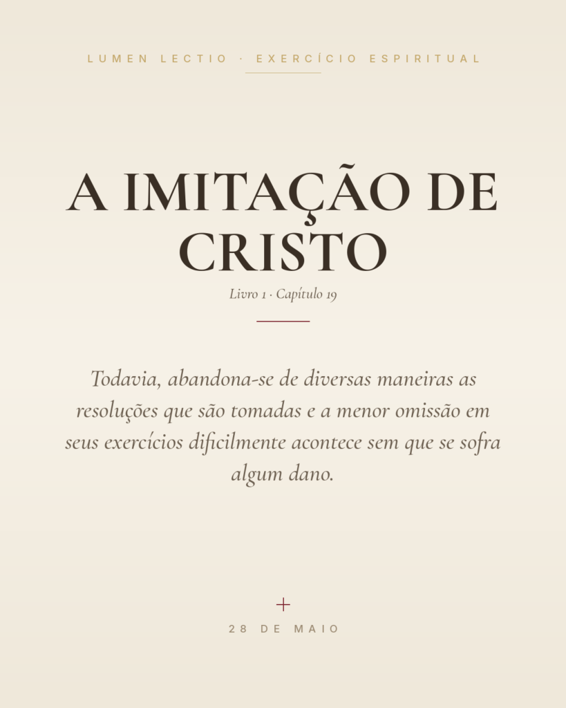 Os exercícios de um bom religioso