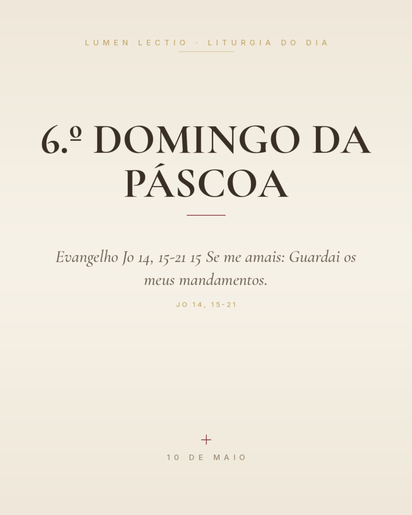 6.º Domingo da Páscoa