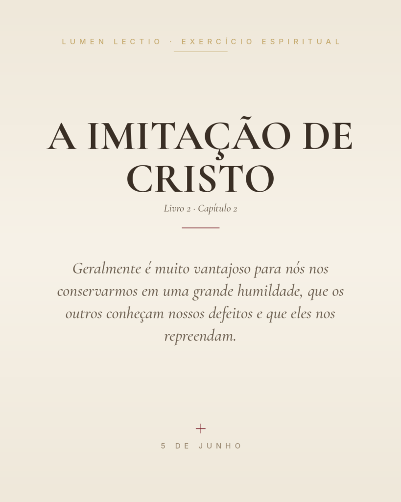 O humilde abandono de si mesmo nas mãos de Deus