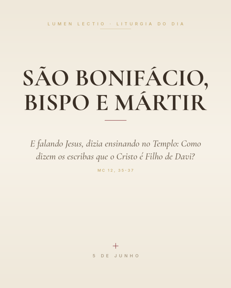 São Bonifácio, bispo e mártir